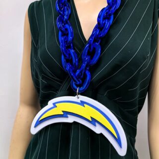 Los Angeles Lightning Oversized Superfan Chain Necklace