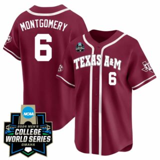 Men's Texas A&M Aggies #6 Montgomery Jersey