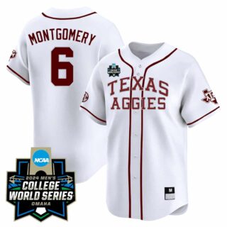 Men's Texas A&M Aggies #6 Montgomery Jersey