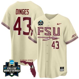 Men's Florida State Seminoles #43 Marco Dinges Jersey