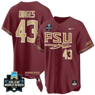 Men's Florida State Seminoles #43 Marco Dinges Jersey