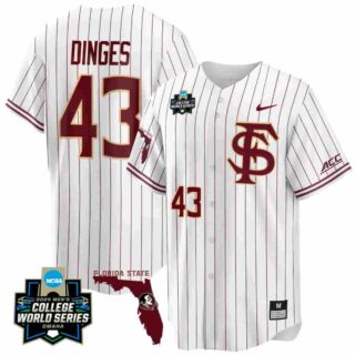 Men's Florida State Seminoles #43 Marco Dinges Jersey