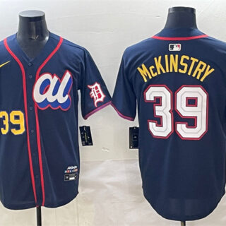 Men's American League #39 Zach McKinstry Navy 2025 All-Star Edition Limited Stitched Baseball Jersey
