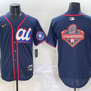 Men's American League Houston Astros Team Big Logo Navy 2025 All-Star Edition Limited Stitched Baseball Jerseys