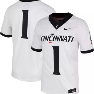 Men's Cincinnati Bearcats ACTIVE PLAYER Custom White Stitched Football Jersey