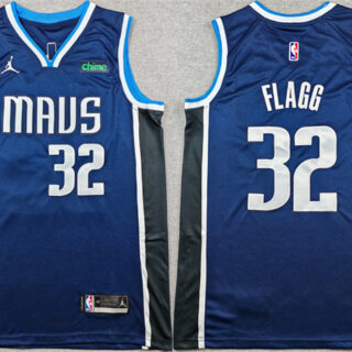 Men's Dallas Mavericks #32 Cooper Flagg Navy 2025 Statement Edition Stitched Basketball Jersey