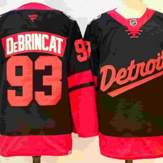 Men's Detroit Red Wings White Red 2024-25 With C Patch Stitched Jerseys