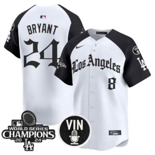 Men's Dodgers 2025 LA Gothic Style Vapor Premier Limited Jersey All Stitched Kobe Bryant #24-8