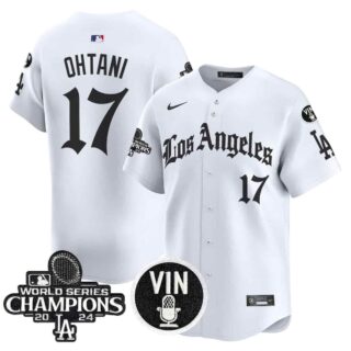 Men's Dodgers 2025 LA Gothic Style Vapor Premier Limited Jersey All Stitched Shohei Ohtani #17