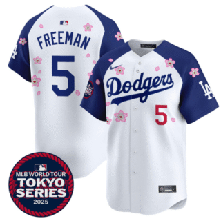 Men's Dodgers Tokyo Series 2025 Vapor Premier Limited Jersey Stitched Alternate Freddie Freeman #5