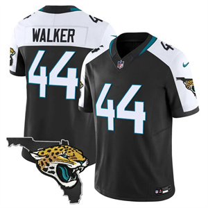 Men's Jacksonville Jaguars Florida Patch Vapor Jersey All Stitched Travon Walker 44