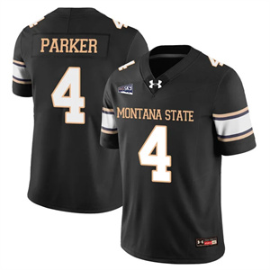 Men's Montana State Bobcat #4 Bryson Parker Football Jersey All Stitched