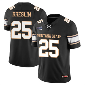 Men's Montana State Bobcat #25 Cale Breslin Football Jersey All Stitched