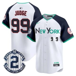 Men's New York Yankees City Connect Vapor Premier Limited Jersey All Stitched Aaron Judge #99