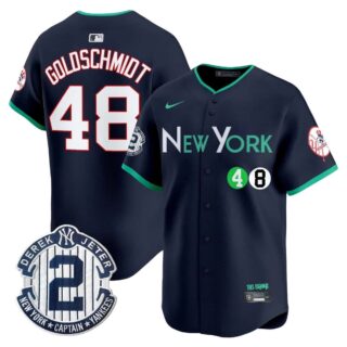 Men's New York Yankees City Connect Vapor Premier Limited Jersey All Stitched Paul Goldschmidt #48