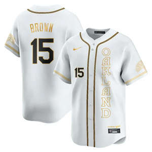 Men's Oakland Athletics City Connect Concept Jersey All Stitched Seth Brown #15