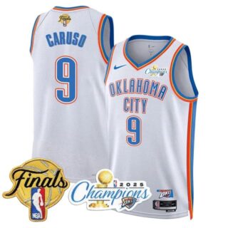 Men's Oklahoma City Thunder #9 Alex Caruso 2024-25 Champions Jersey All Stitched