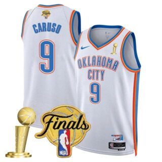 Men's Oklahoma City Thunder #9 Alex Caruso 2024-25 Champions Jersey All Stitched