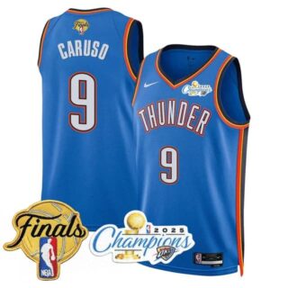 Men's Oklahoma City Thunder #9 Alex Caruso 2024-25 Champions Jersey All Stitched