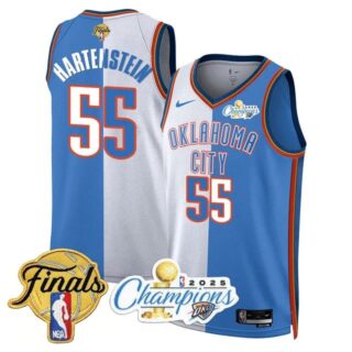 Men's Oklahoma City Thunder #55 Isaiah Hartenstein 2024-25 Champions Jersey All Stitched