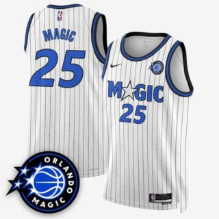 Men's Orlando Magic #25 Magic New Generation of Magic Basketball Jersey All Stitched