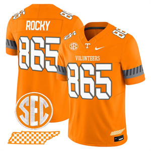 Men's Tennessee Volunteers #865 Rocky 2025 'Smokey Grey Series' Vapor Limited Jersey V2 All Stitched