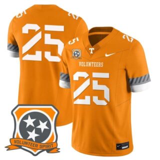 Tennessee Volunteers 2025 Spirit Jersey All Stitched 25 no name