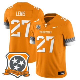 Tennessee Volunteers 2025 Spirit Jersey All Stitched Peyton Lewis #27