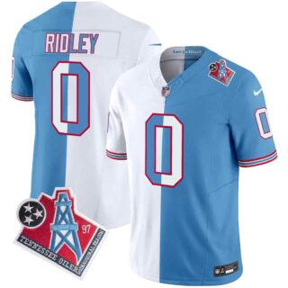 Men's Tennessee Titans 1997 Throwback Vapor Limited Jersey All Stitched Calvin Ridley 0