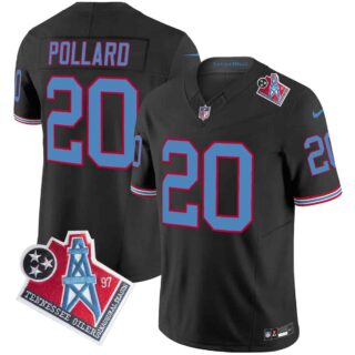 Men's Tennessee Titans 1997 Throwback Vapor Limited Jersey All Stitched Tony Pollard 20