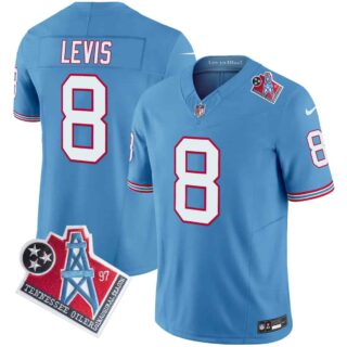 Men's Tennessee Titans 1997 Throwback Vapor Limited Jersey All Stitched Will Levis 8