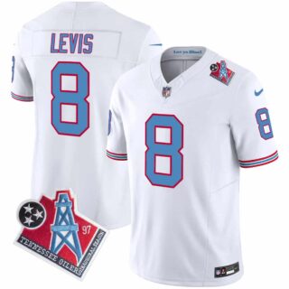 Men's Tennessee Titans 1997 Throwback Vapor Limited Jersey All Stitched Will Levis