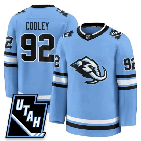 Men's Utah Hockey ??Mammoth?? 2025 Limited Jersey All Stitched #92 Logan Cooley
