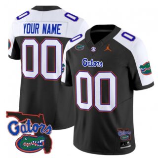 Men's Florida Gators ACTIVE PLAYER Custom Black Alternate 2024 F.U.S.E. Florida Patch Vapor Limited Stitched Jersey