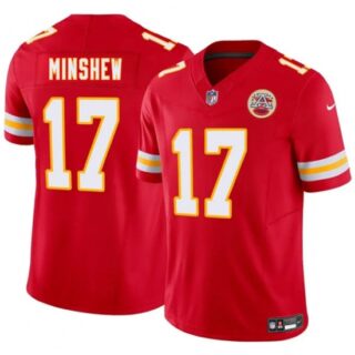 Men's Kansas City Chiefs #17 Gardner Minshew Red 2025 F.U.S.E. Vapor Untouchable Limited Football Stitched Jersey