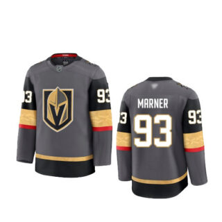 Men's Vegas Golden Knights #93 Mitchell Marner Gray 2024-25 Alternate Stitched Hockey Jersey