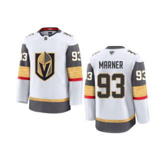 Men's Vegas Golden Knights #93 Mitchell Marner White 2024-25 Home Stitched Hockey Jersey