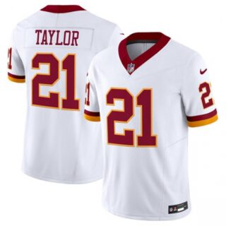 Men's Washington Commanders #21 Sean Taylor White 2025 F.U.S.E. Throwback Vapor Limited Football Stitched Jersey