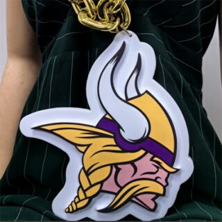 Minnesota Vikings Oversized Superfan Chain Necklace