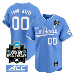 North Carolina Tar Heels 2024 College World Series Vapor Premier Limited Custom Jersey All Stitched