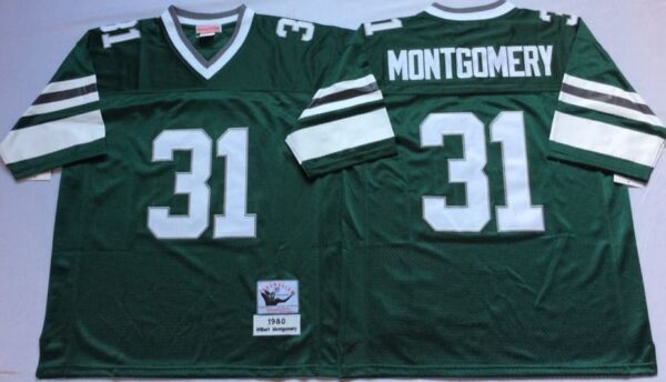 Philadelphia Eagles Green #31 Wilbert Montgomery Throwback Jersey