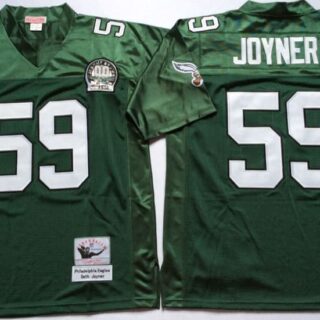 Philadelphia Eagles Green #59 Seth Joyner Throwback Jerseys