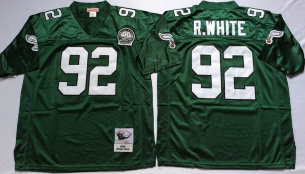 Philadelphia Eagles Green #92 R.WHITE Jerseys