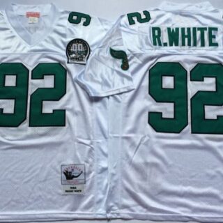 Philadelphia Eagles White #92 R.WHITE Jerseys
