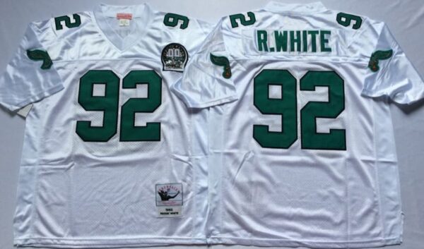 Philadelphia Eagles White #92 R.WHITE Jerseys