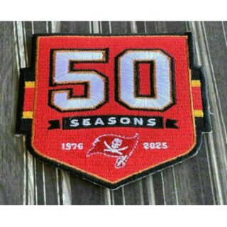 Tampa Bay Buccaneers 50th Anniversary Patch