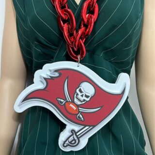 Tampa Bay Buccaneers Oversized Superfan Chain Necklace