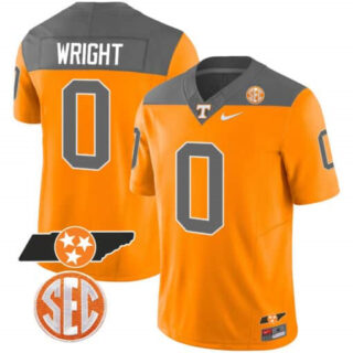 Tennessee Volunteers 2023 Alternate Vapor Limited Jersey V3 All Stitched Inverted #0 Jaylen Wright