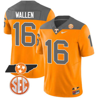 Tennessee Volunteers 2023 Alternate Vapor Limited Jersey V3 All Stitched Inverted #16 Morgan Wallen