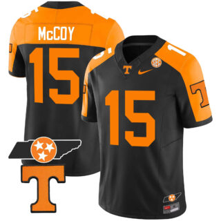 Tennessee Volunteers 2023 Alternate Vapor Limited Jersey V3 All StitchedBlack #15 Bru Mccoy